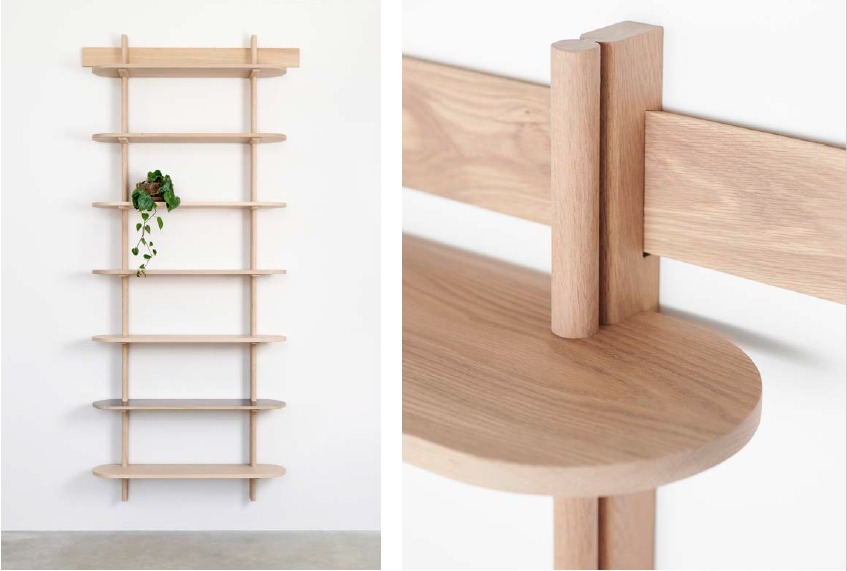 Shelf Table Rounded Living Room